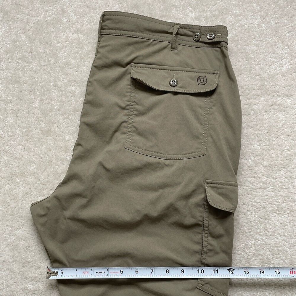 Clothing Arts Pants P Cubed Pick Pocket Proof Brown Cargo Convertible Women's 16 - Picture 7 of 12